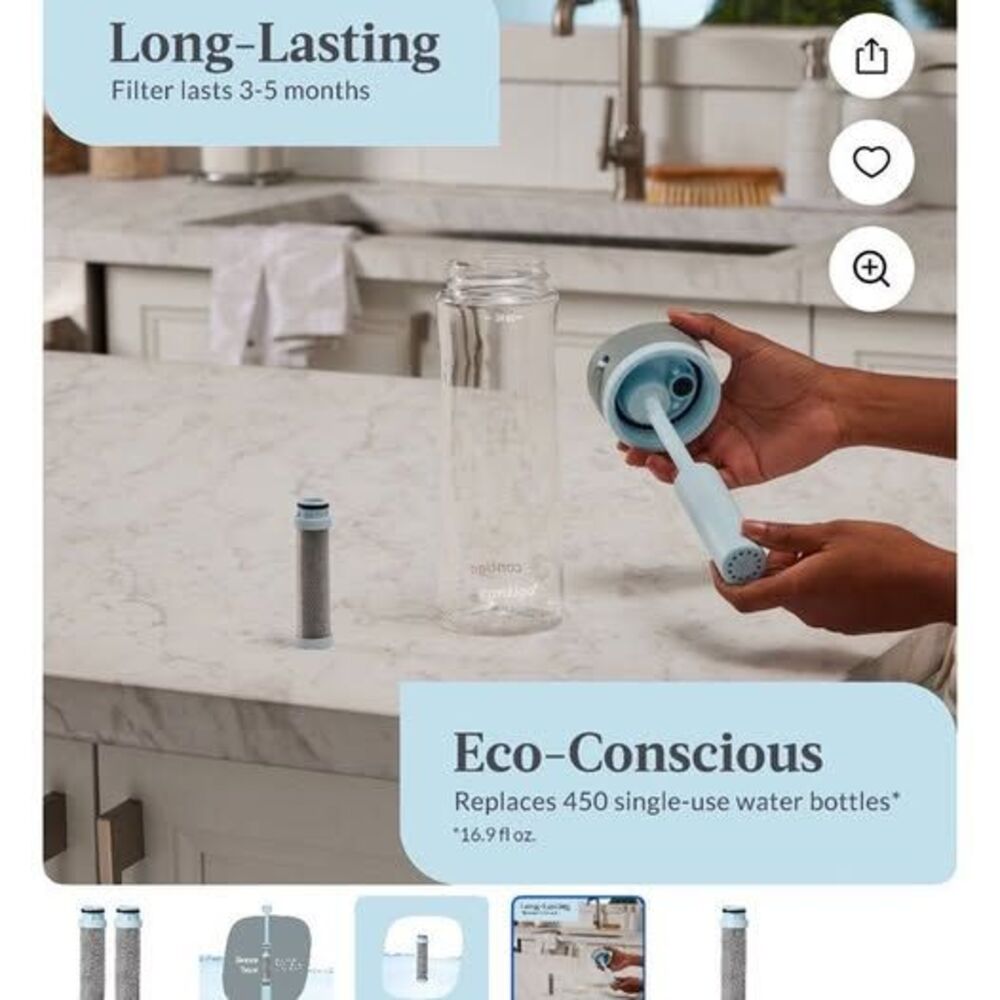 Contigo Replacement Filters 2 Cartridges Model No 1217724 BRAND NEW 2 packs - Picture 10 of 10